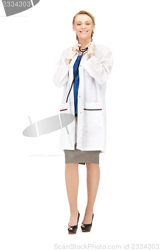 Image of attractive female doctor