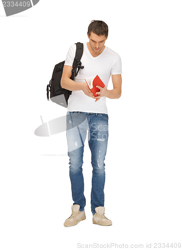 Image of travelling student