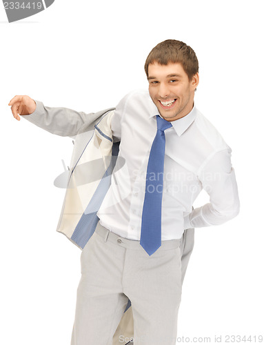 Image of happy businessman