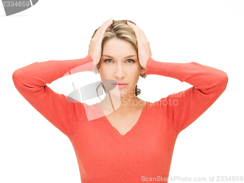 Image of unhappy woman
