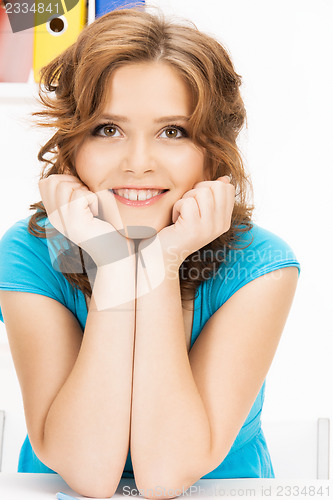 Image of happy and smiling woman