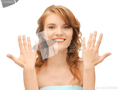 Image of beautiful teenage girl