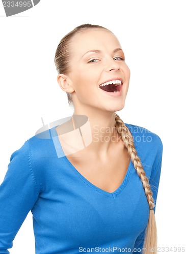 Image of happy and smiling woman