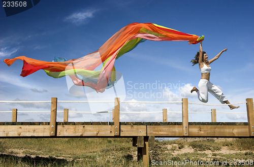 Image of Rainbow woman