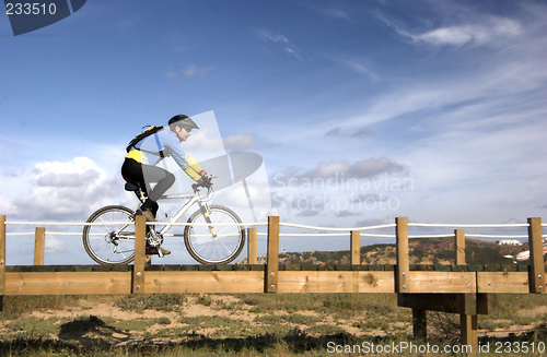 Image of Riding a bike