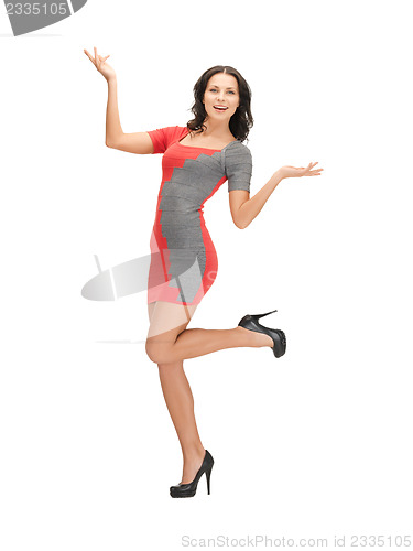 Image of lovely woman in elegant dress