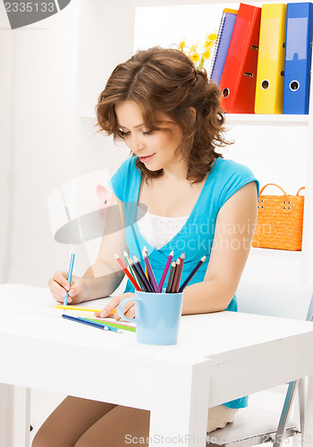 Image of happy and smiling woman