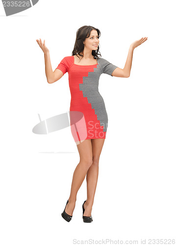 Image of woman showing something on the palms