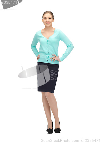 Image of happy and smiling woman