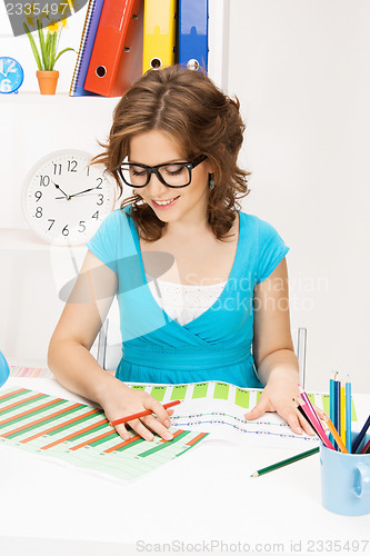 Image of happy and smiling woman