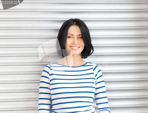 Image of happy and smiling teenage girl