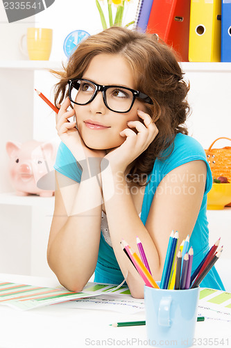 Image of happy and smiling woman