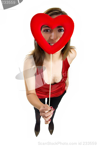 Image of Valentine woman