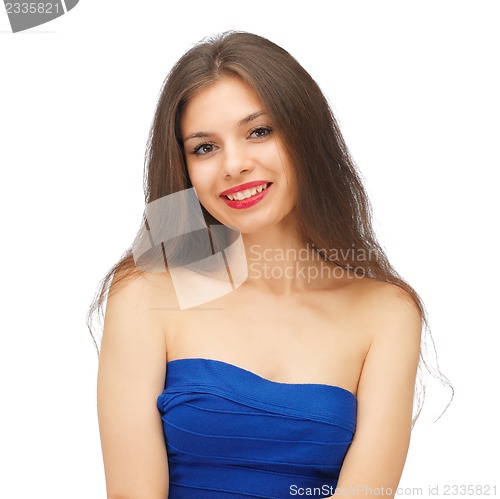 Image of beautiful woman with long hair