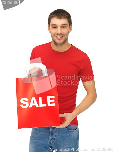 Image of man with shopping bags