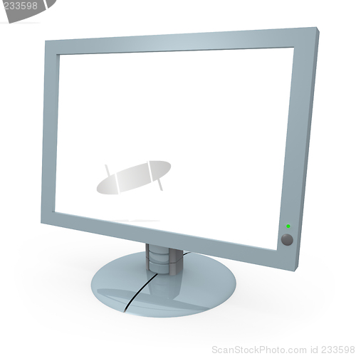 Image of Computer monitor with blank screen