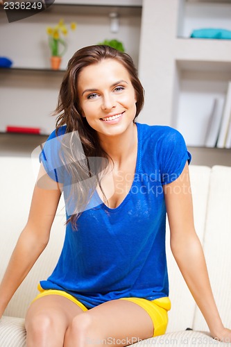 Image of happy and smiling woman
