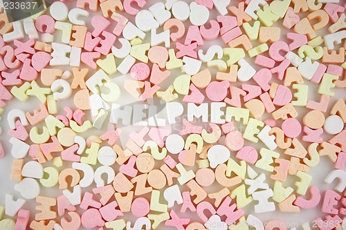 Image of Candy Letters 4