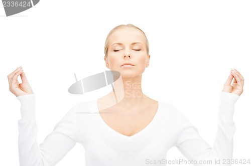Image of woman in meditation