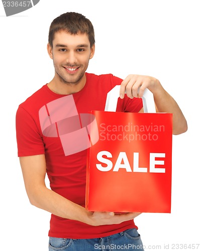 Image of man with shopping bags