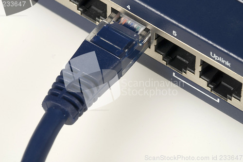 Image of Ethernet Cable & Router