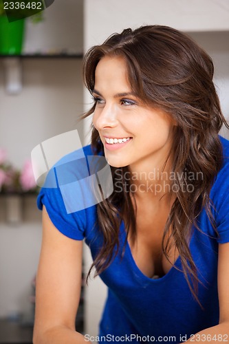 Image of happy and smiling woman