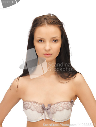 Image of beautiful woman with long hair