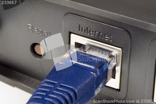 Image of Ethernet Cable & Router