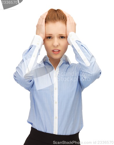 Image of unhappy woman