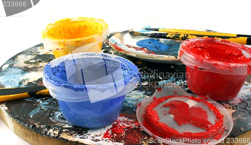 Image of PaintBrushes on a white Background