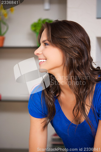 Image of happy and smiling woman