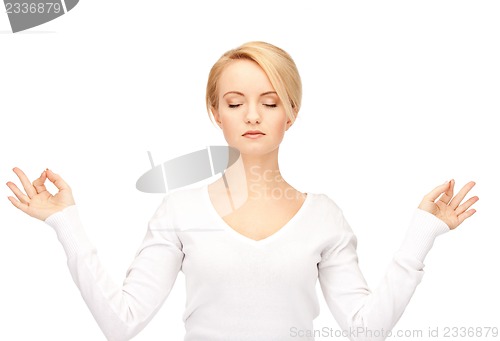 Image of woman in meditation