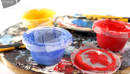 Image of PaintBrushes on a white Background