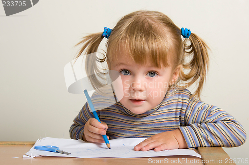 Image of Child drawing