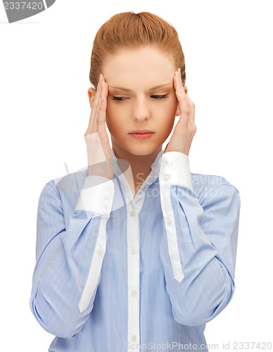 Image of unhappy woman