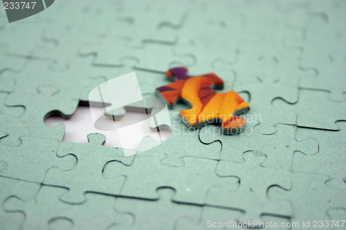 Image of Jigsaw - Color Bit (Shallow DOF)