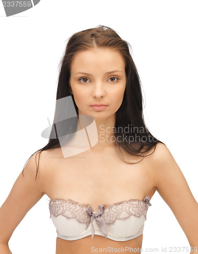 Image of beautiful woman with long hair