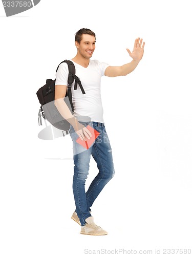 Image of travelling student