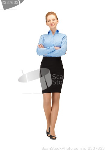 Image of happy and smiling stewardess