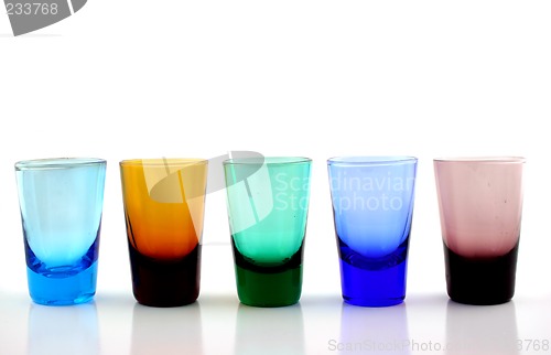 Image of Empty Drinking Glasses