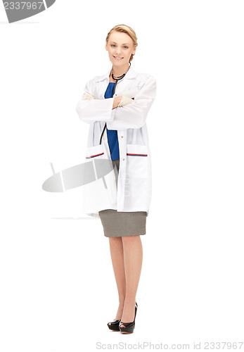 Image of attractive female doctor