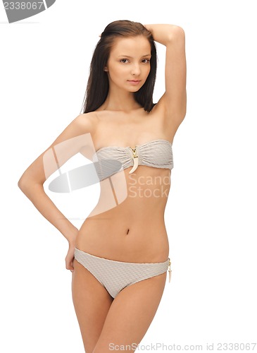 Image of beautiful woman in bikini