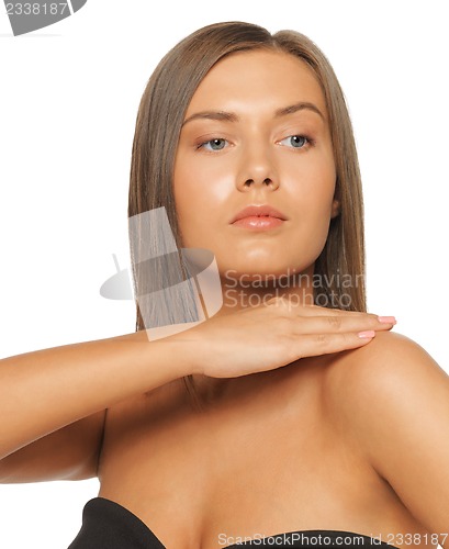 Image of beautiful woman with long hair