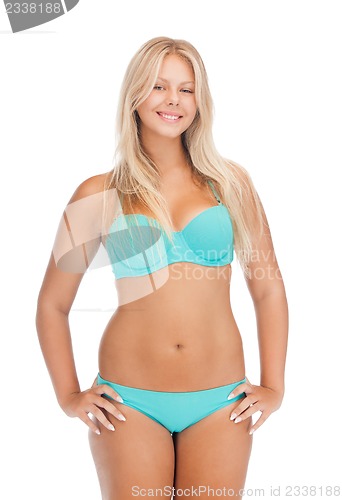 Image of beautiful woman in bikini
