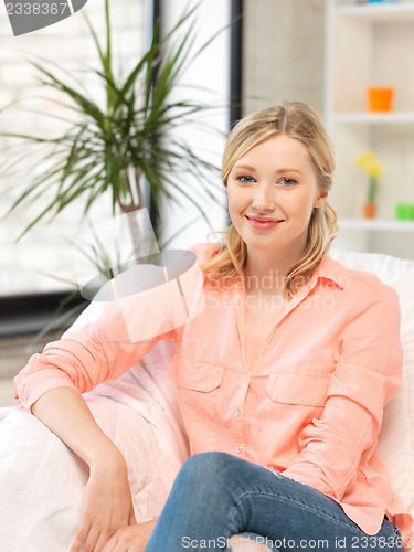 Image of happy and smiling woman