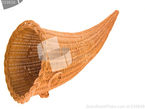 Image of Wicker Cornucopia Basket