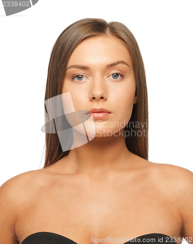 Image of beautiful woman with long hair