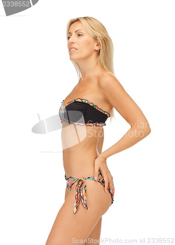Image of beautiful woman in bikini