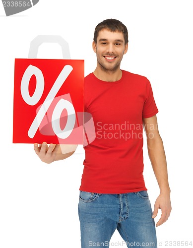 Image of man with shopping bags