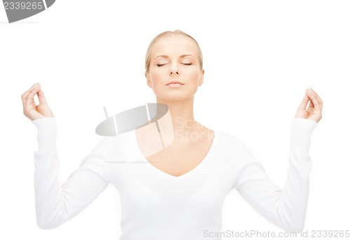 Image of woman in meditation
